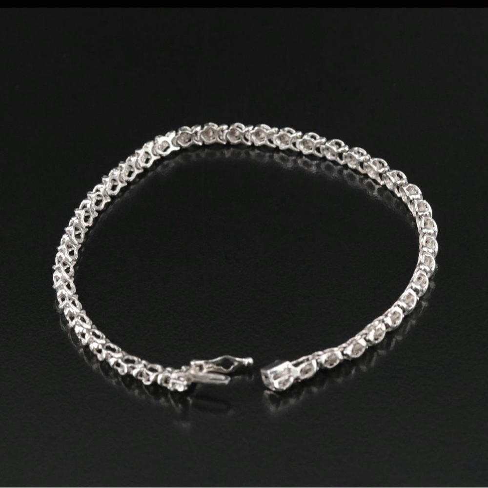 18K .48 CTW Diamond X Bracelet